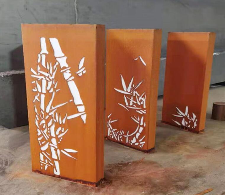 武威锈钢板灯箱
